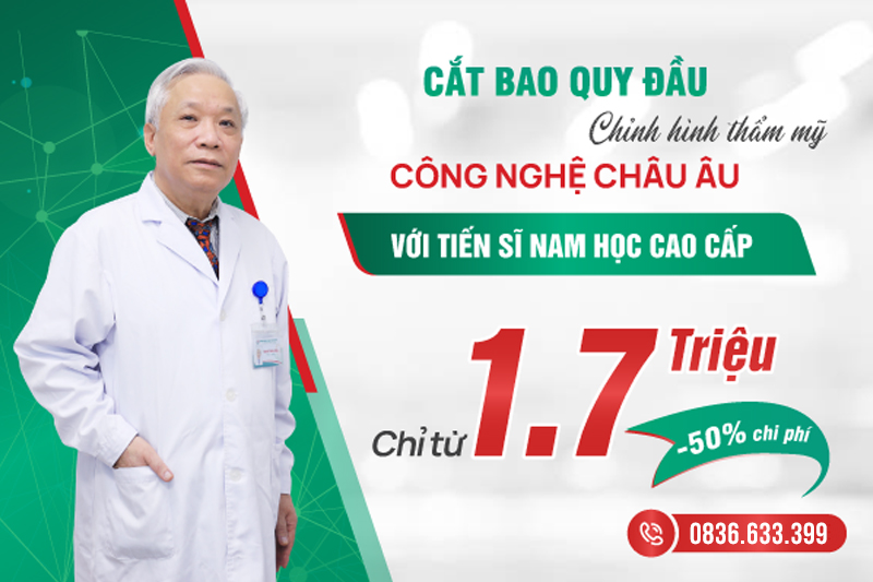 Cắt bao quy đầu là gì? Các phương pháp, quy trình, chi phí, địa chỉ uy tín