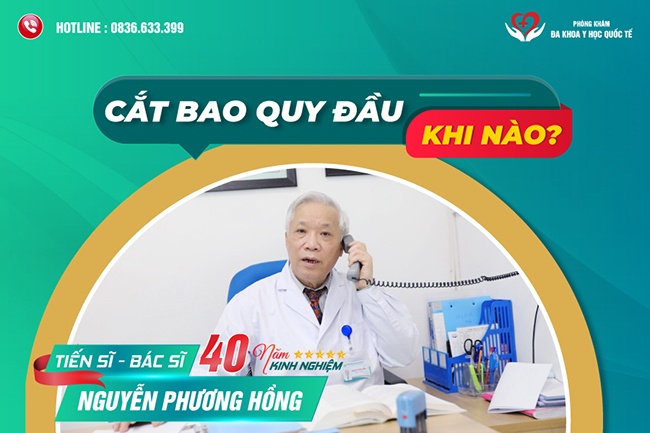 Khi nào cần phải cắt bao quy đầu