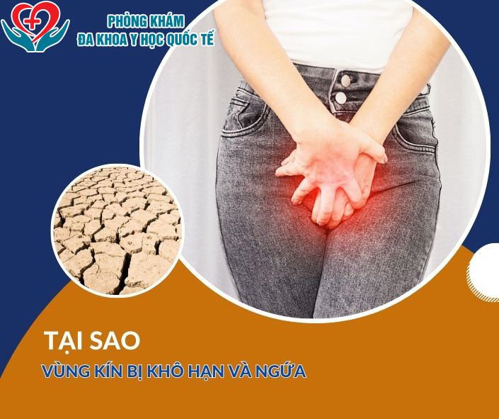 Tại sao vùng kín bị khô hạn và ngứa?